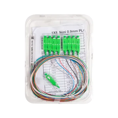 Сплиттер оптоволоконный PLC А-Оптик 1х16 SC/APC 1м SM